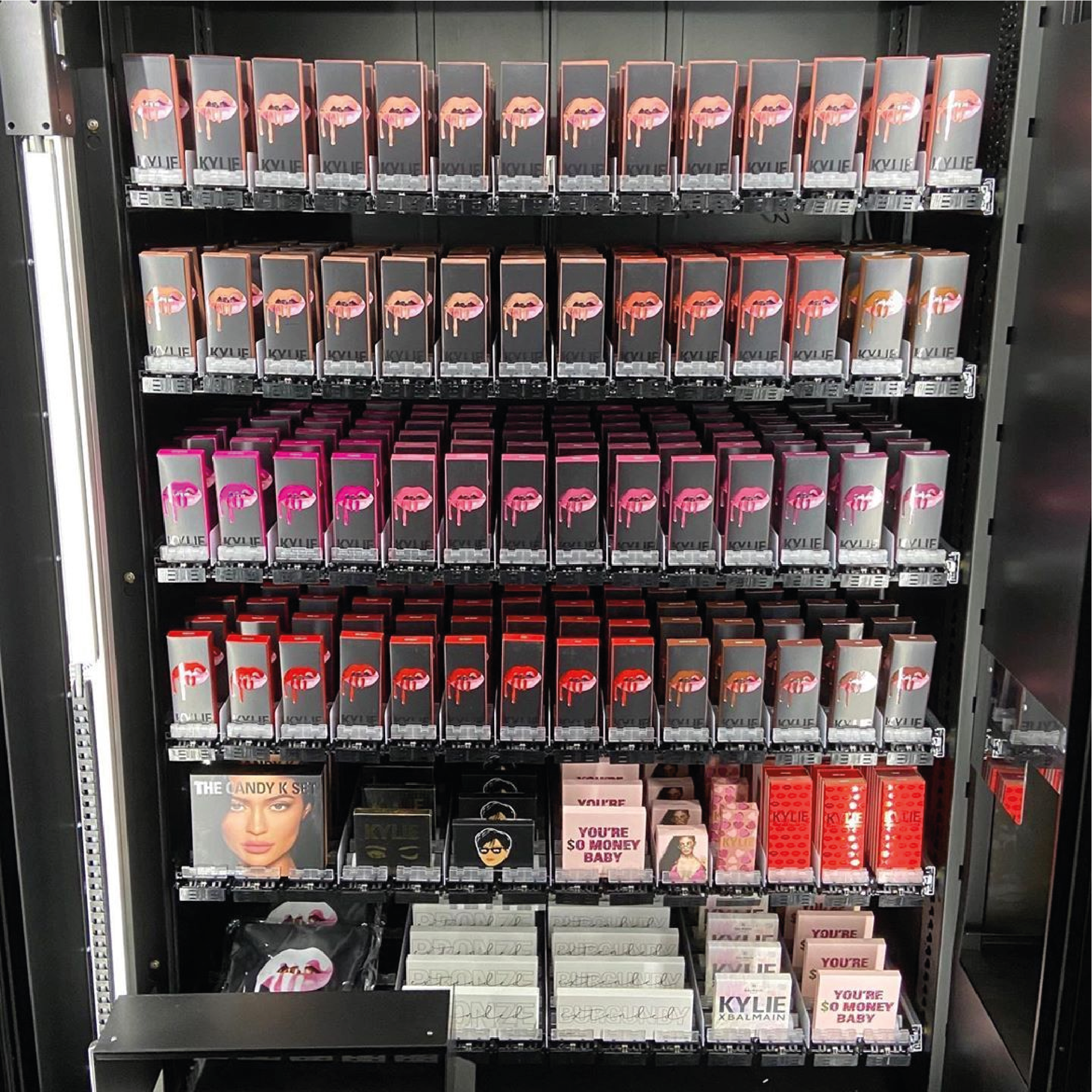 kylie cosmetics automaten