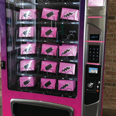 hair extensions vending machine