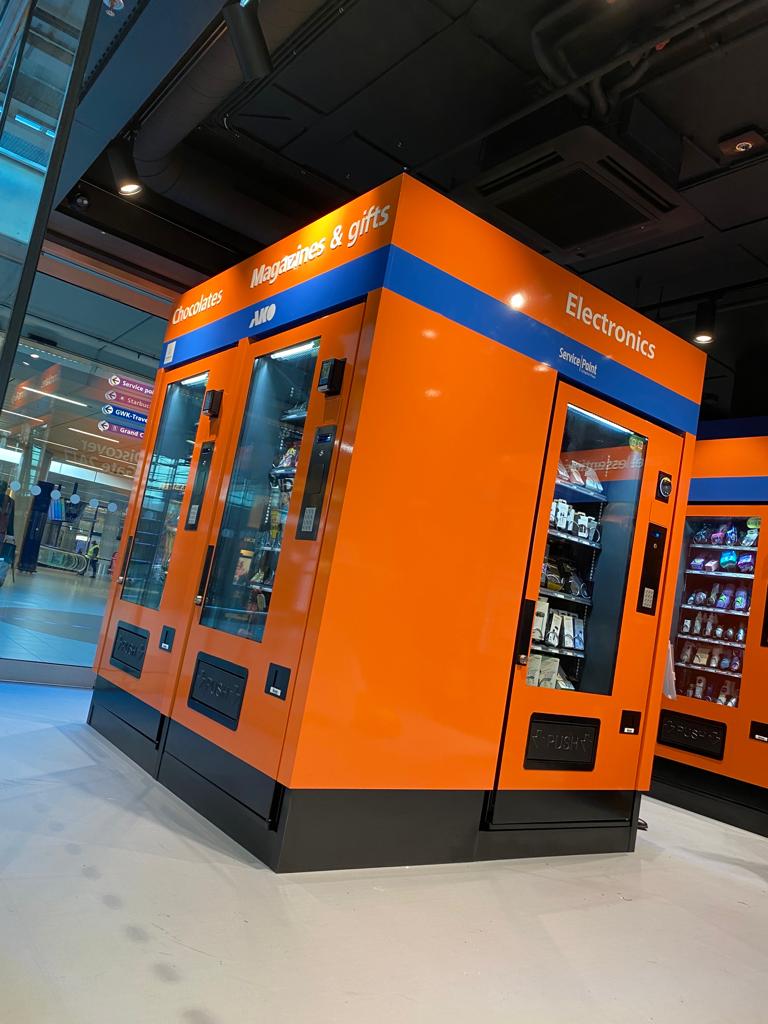 Verkaufsautomaten am Schiphol Airport